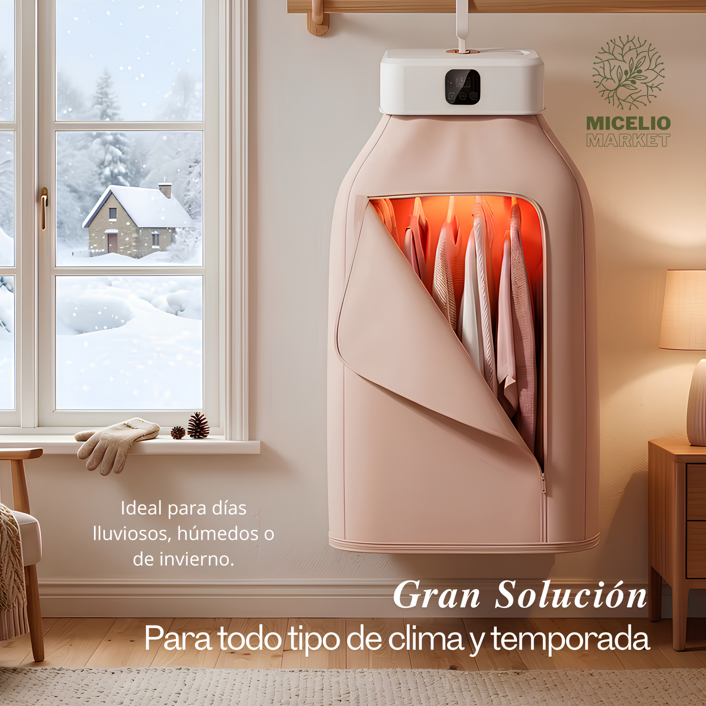 Secadora Ropa Portátil
